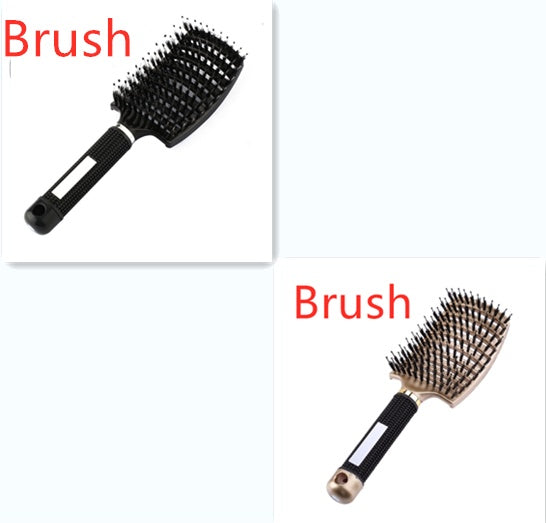 Detangling Hair Brush – Gentle Flexible Bristles for Wet & Dry Hair