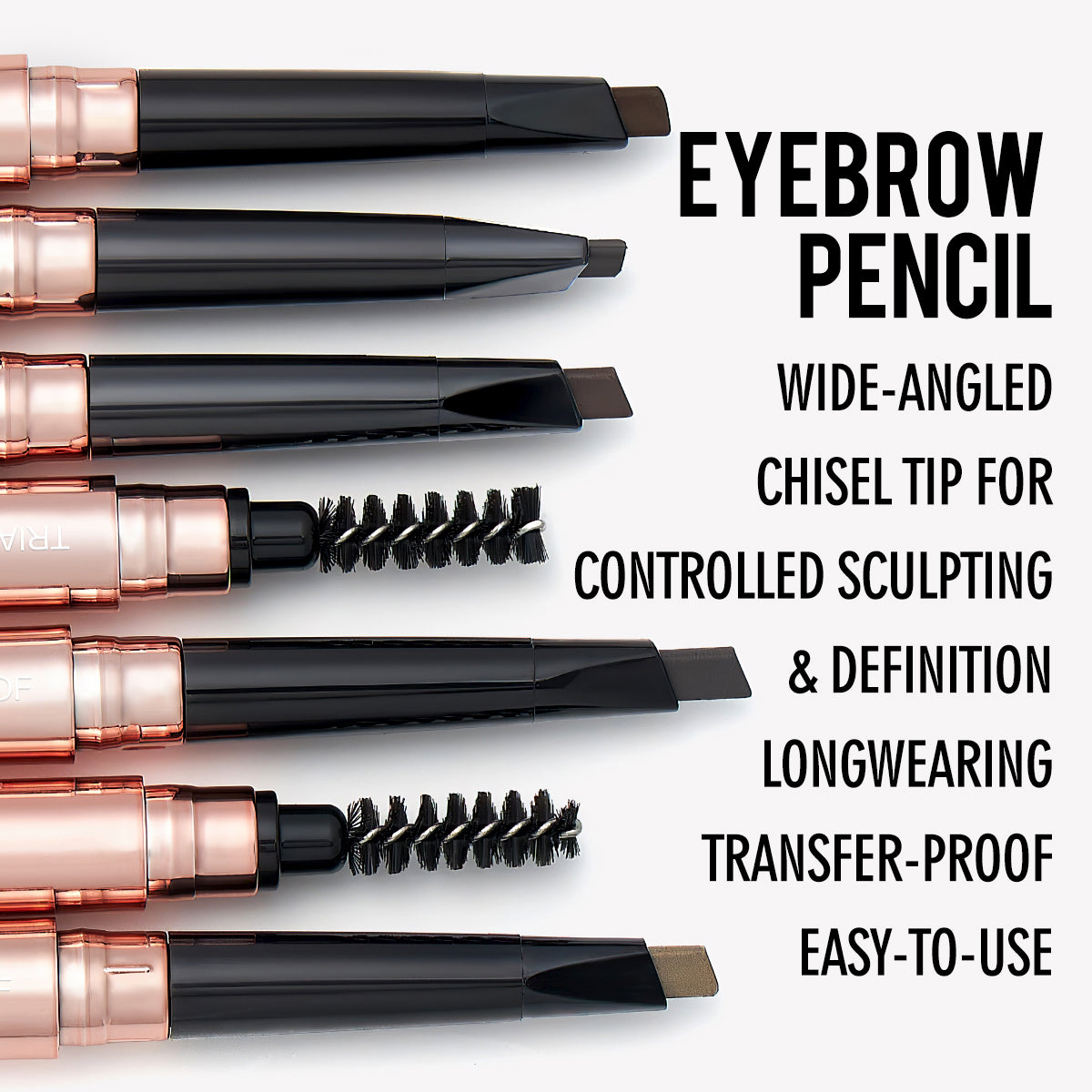Triangle Tip Eyebrow Pencil – Precise Natural Brows (4 Shades)
