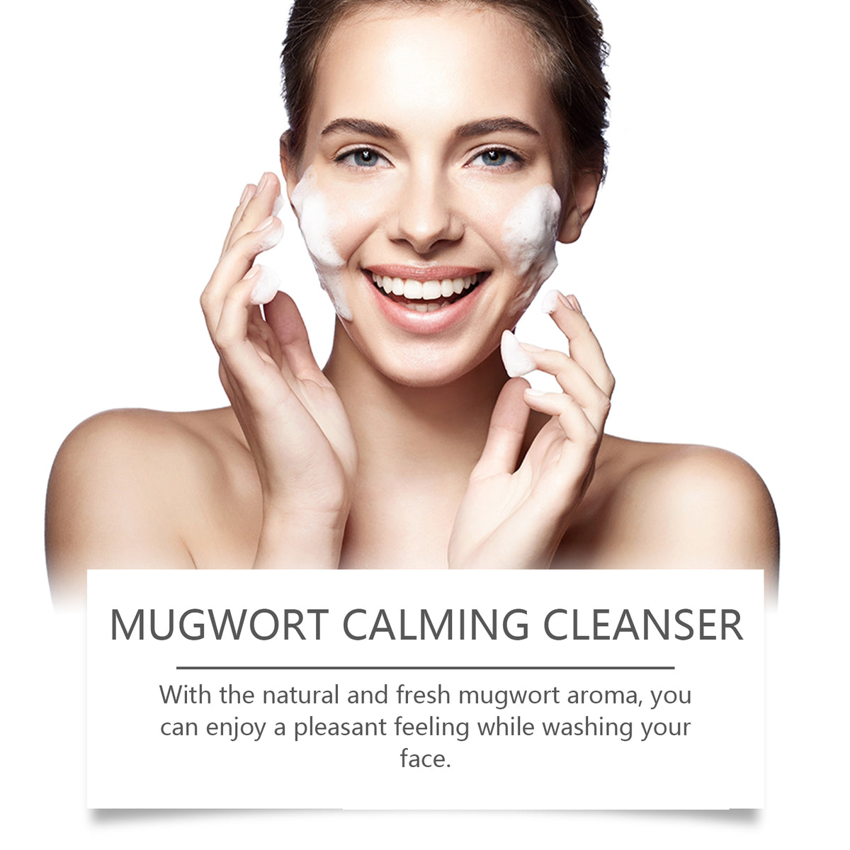 Mugwort Calming Face Cleanser – Soothing Pore-Clearing Wash, 100 g