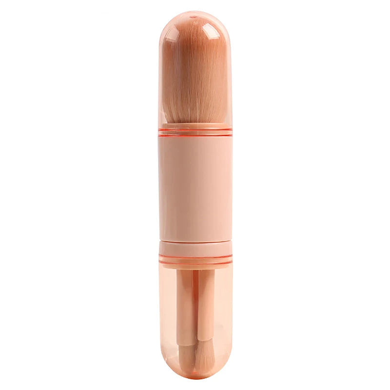 4-in-1 Portable Makeup Brush Set – Travel Beauty Brushes