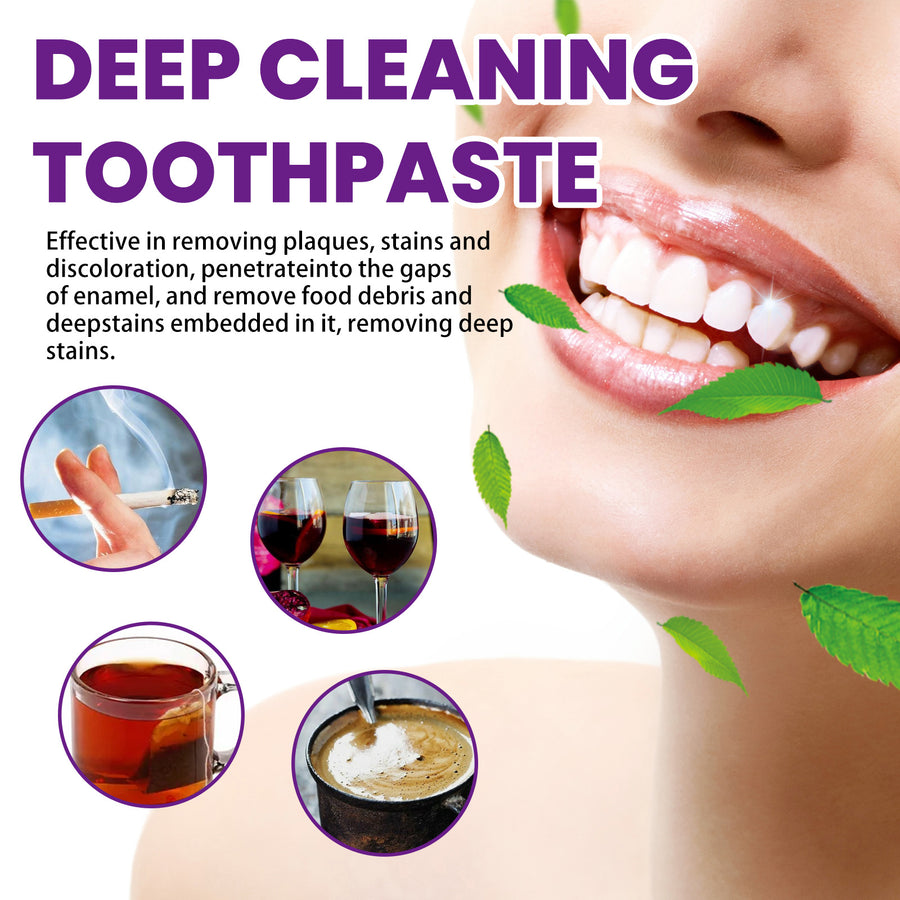 Purple Whitening Toothpaste – Stain-Removing Brightening Paste