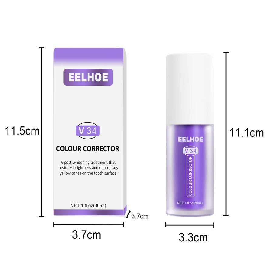 Purple Color-Correcting Toothpaste – Brightening Daily Toothpaste