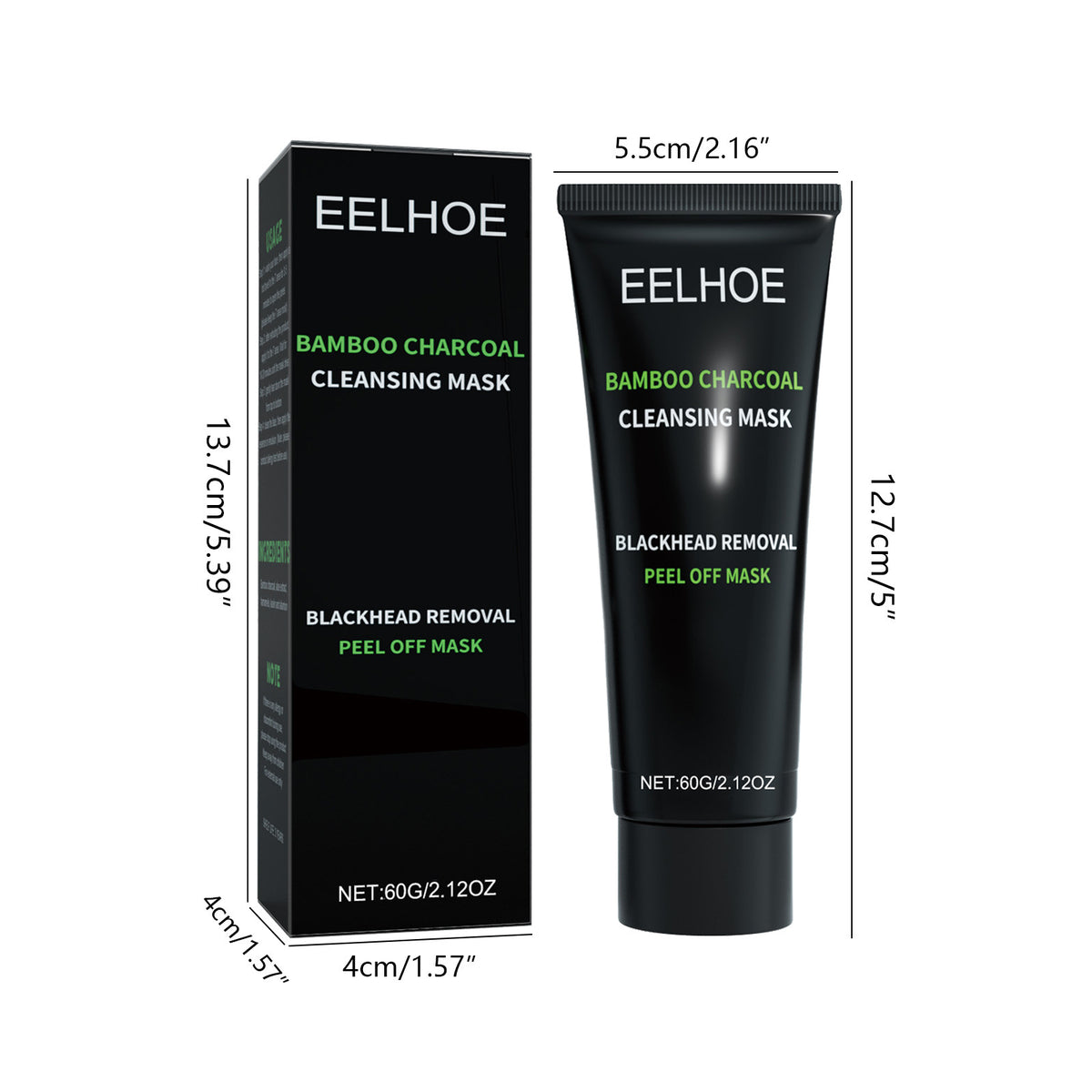 Charcoal Peel-Off Blackhead Mask – Deep Pore Cleansing