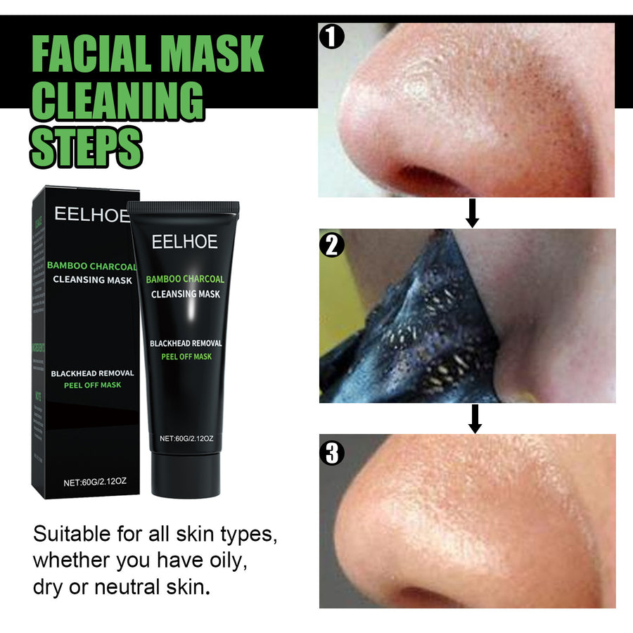 Charcoal Peel-Off Blackhead Mask – Deep Pore Cleansing
