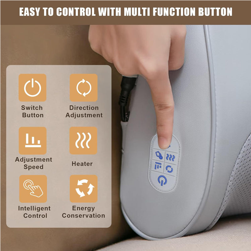Heated Back Massager – Soothing Warmth for Back & Shoulders