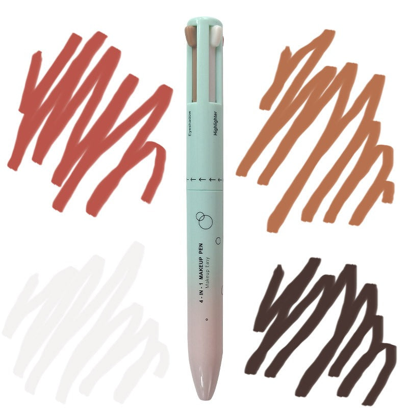 4-in-1 Makeup Pen – Eyeliner, Brow, Lip Liner & Highlighter