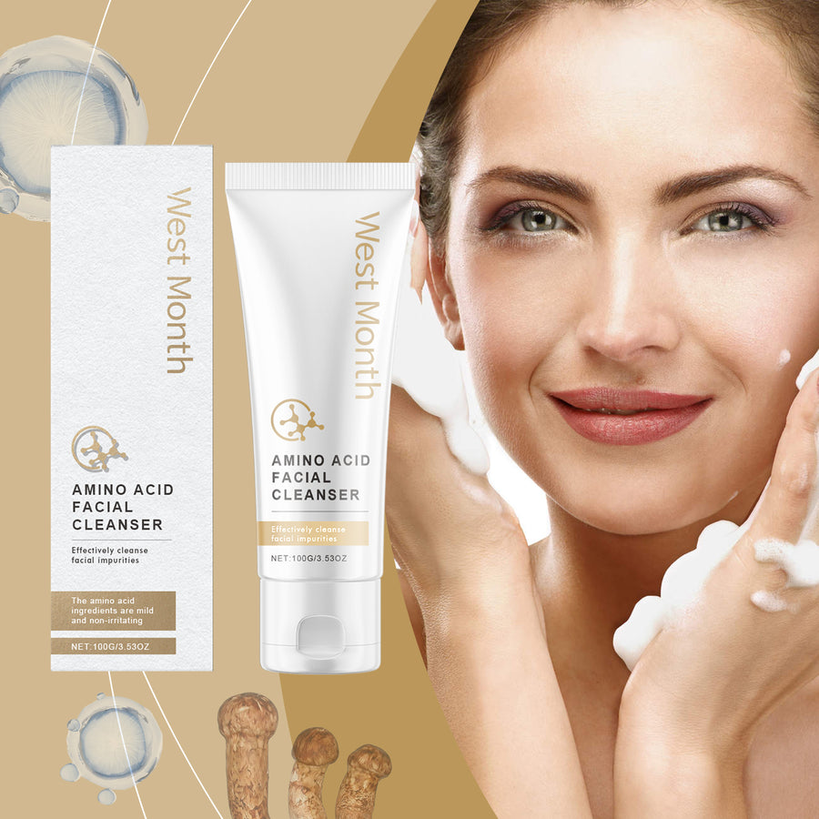Amino Acid Gentle Face Cleanser – Low-Foam Daily Wash, 100 g
