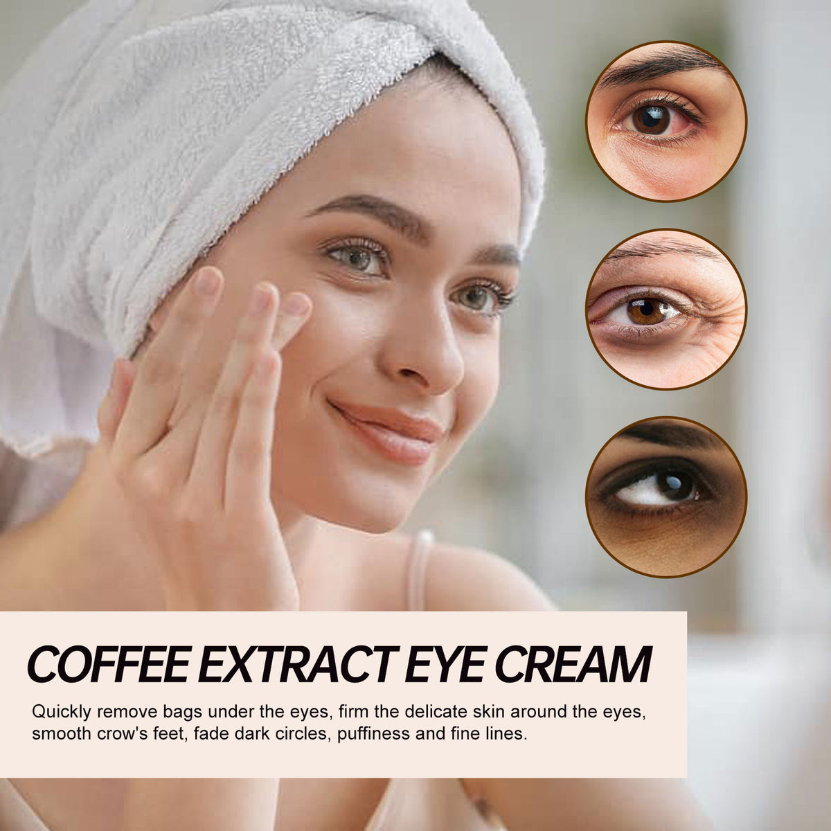 Coffee Eye Cream for Puffiness & Dark Circles