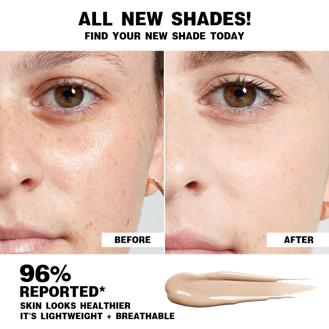 Full Coverage Liquid Concealer – Creamy Long-Wear Formula (6 Shades)