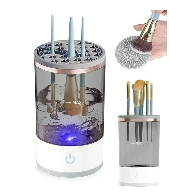 Automatic Makeup Brush Cleaner – Spin Clean & Dry in Seconds