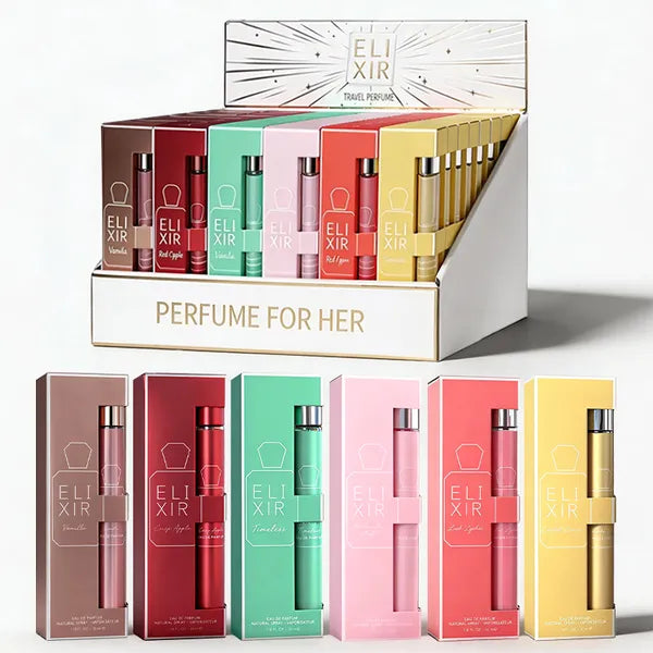 6-Piece Women's Mini Perfume Gift Set – Travel Fragrance Collection