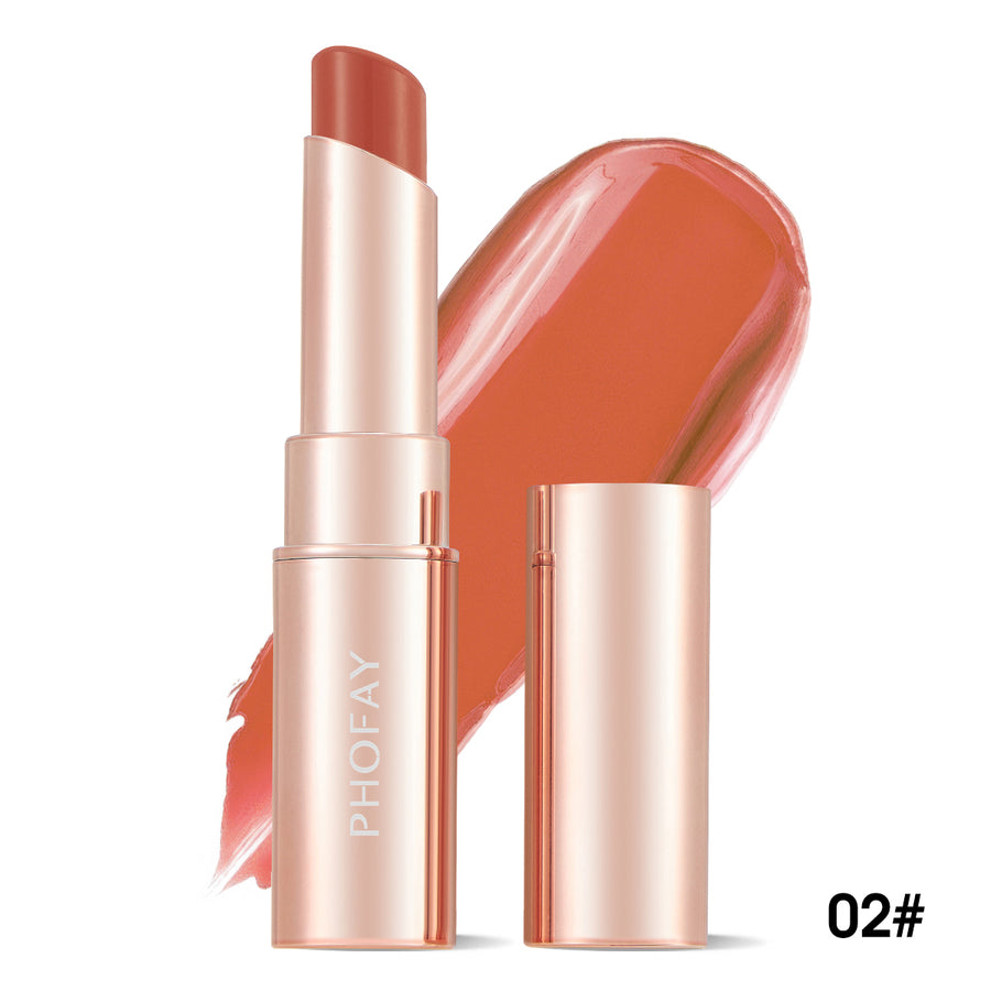 Moisturizing Cream Lipstick – Hydrating Color (8 Shades)