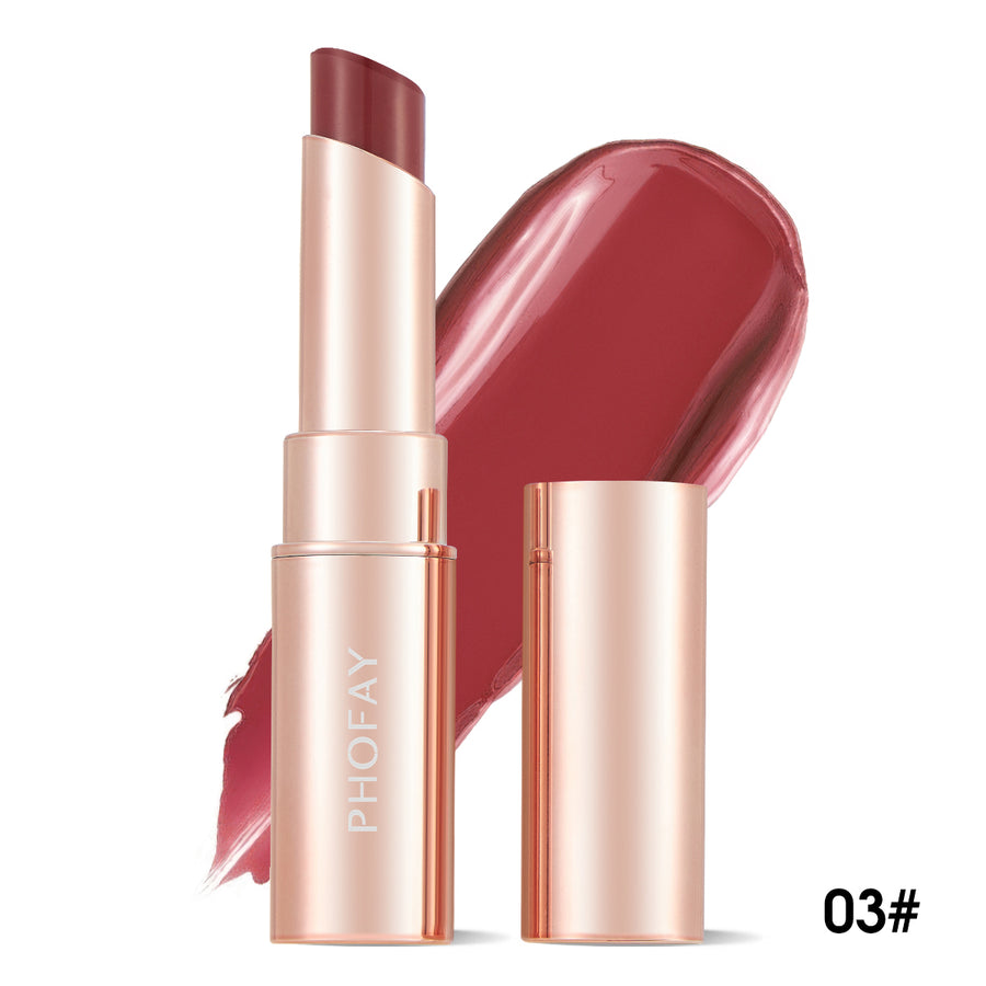 Moisturizing Cream Lipstick – Hydrating Color (8 Shades)