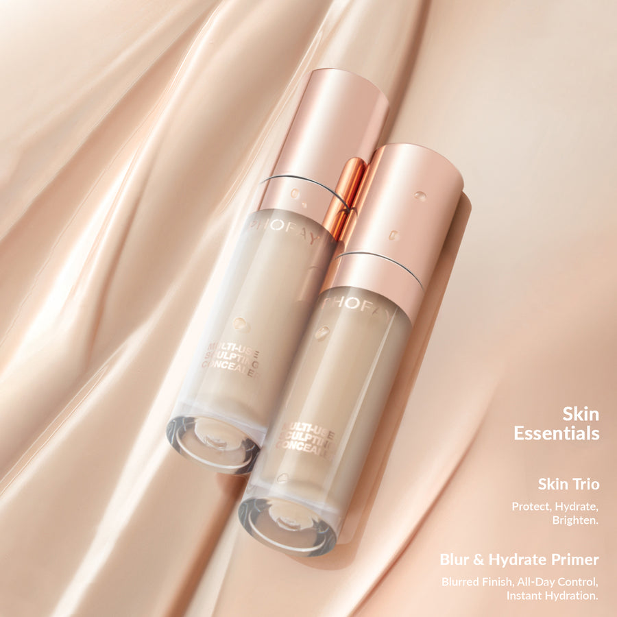 Full Coverage Liquid Concealer – Creamy Long-Wear Formula (6 Shades)