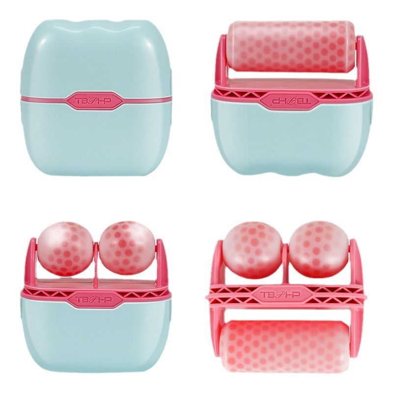 2-in-1 Ice Roller for Face & Eyes – Cooling De-Puff Tool