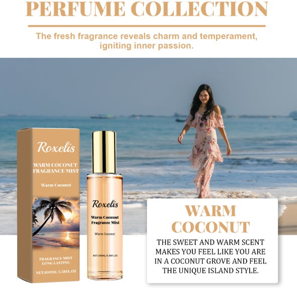 Coconut Vanilla Perfume Spray – Warm Tropical Fragrance