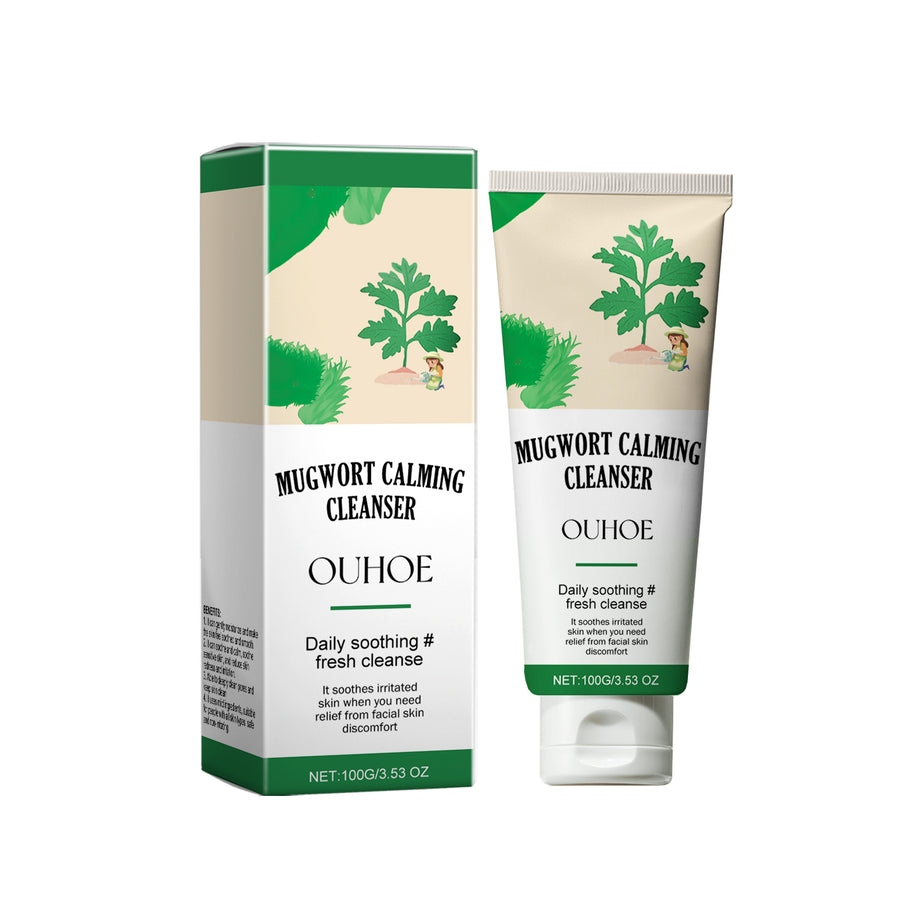 Mugwort Calming Face Cleanser – Soothing Pore-Clearing Wash, 100 g