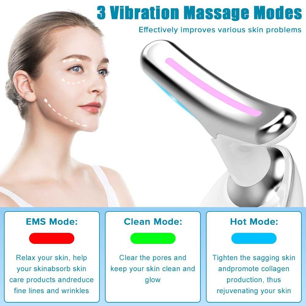 Face & Neck Sculpting Massager – Vibrating Skin Care Device