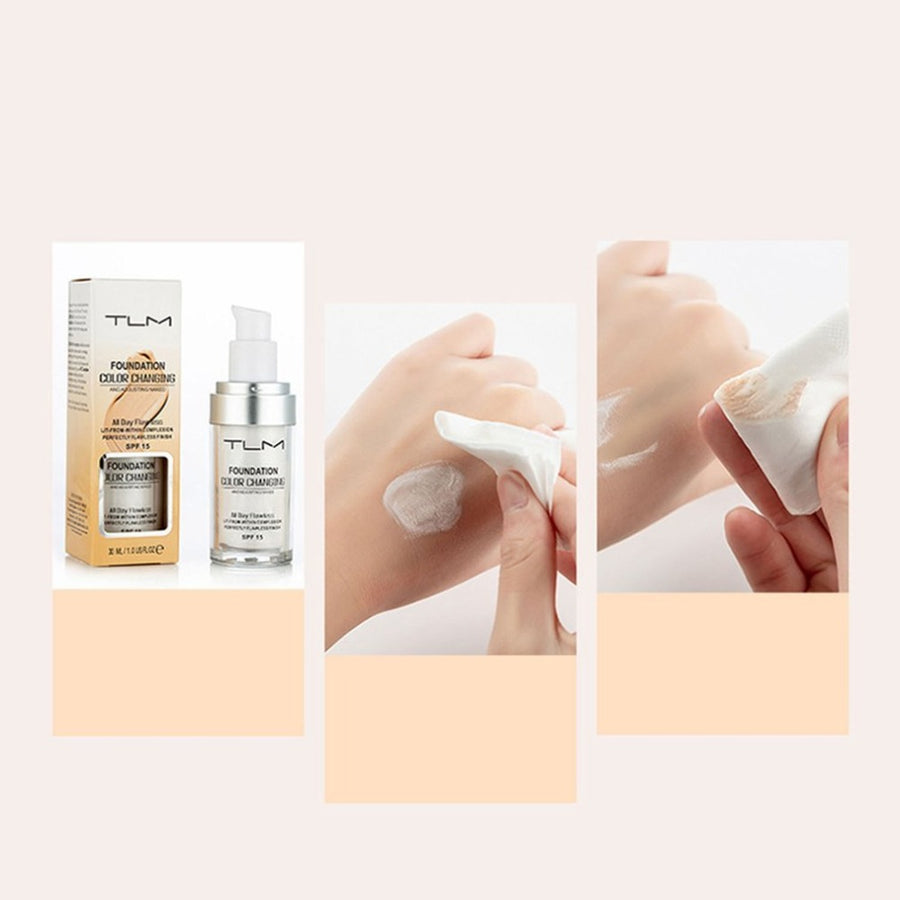 Color-Adjusting Liquid Foundation – Natural Finish Concealer BB