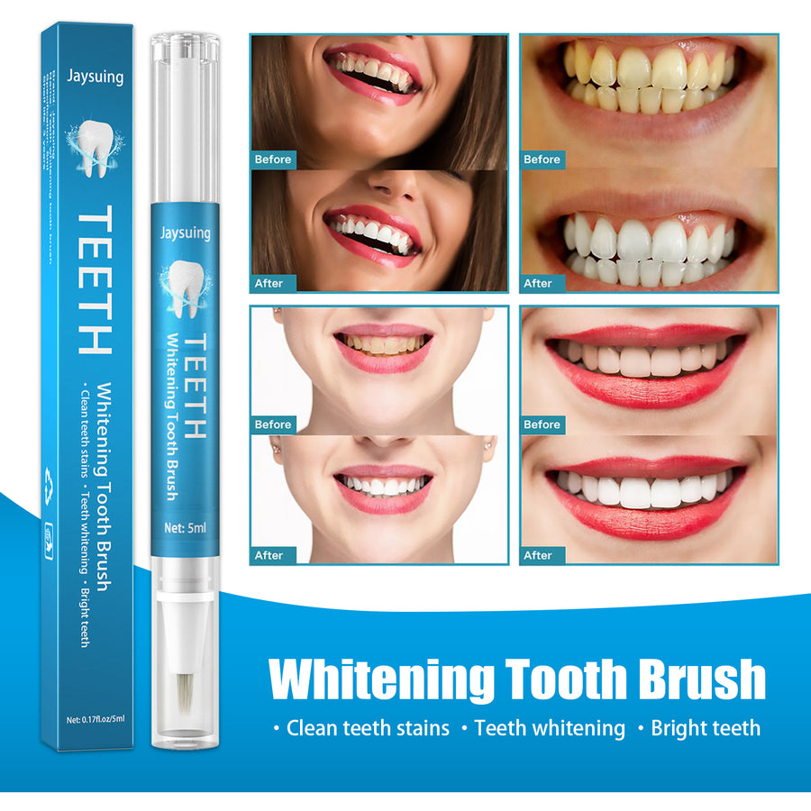 Brightening Teeth Cleaning Pen – Tea & Coffee Stain Gel (1–3 Pack)