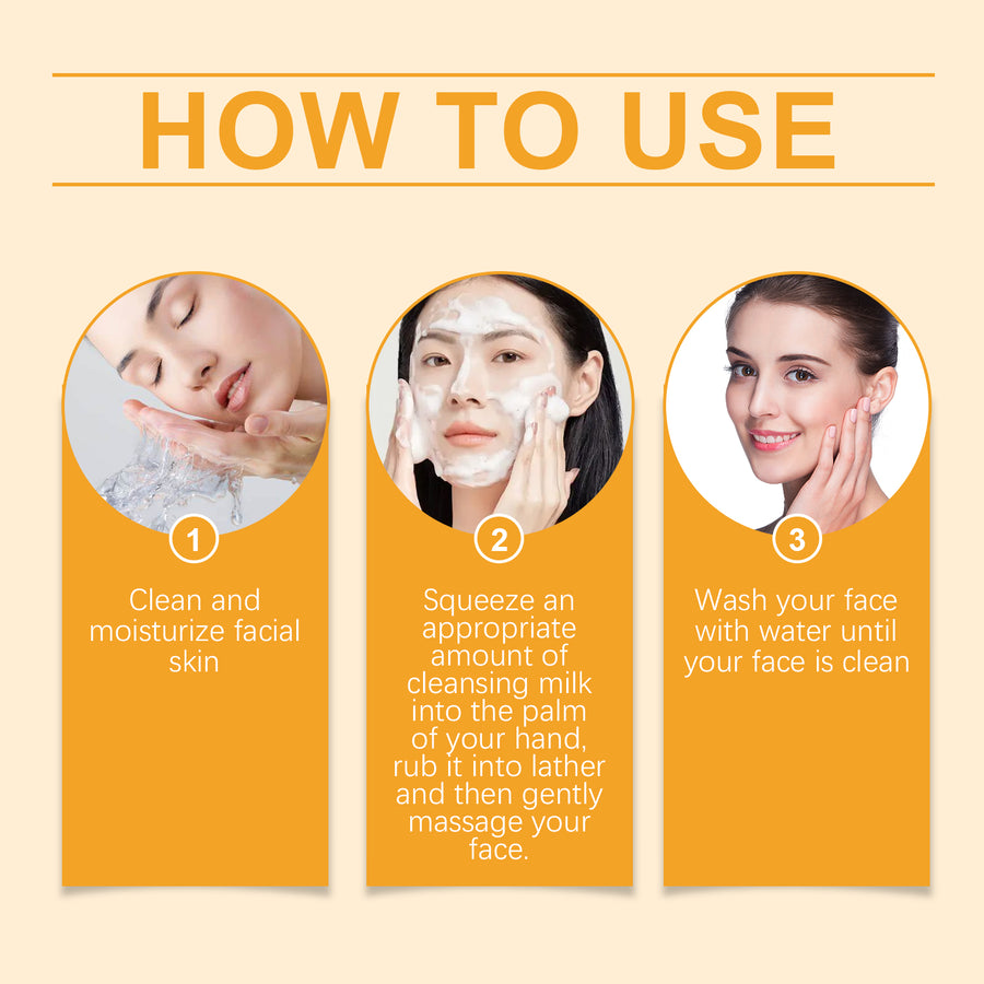 Vitamin C Brightening Face Cleanser – Refreshing Daily Wash, 100 g
