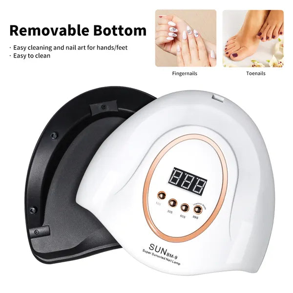 280W LED/UV Nail Lamp – Professional Gel Curing Light