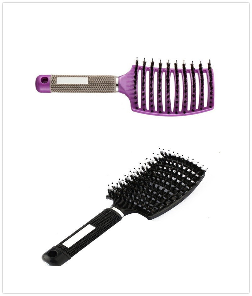 Detangling Hair Brush – Gentle Flexible Bristles for Wet & Dry Hair