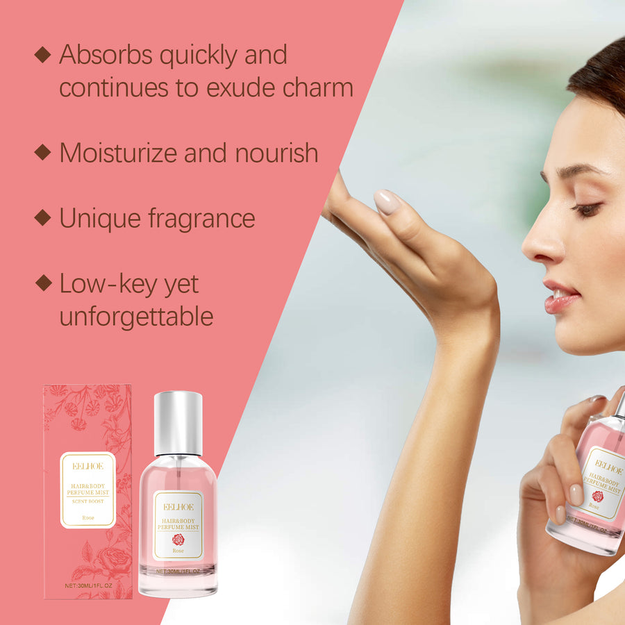 Rose Eau de Parfum Body & Hair Mist – Romantic Floral Scent