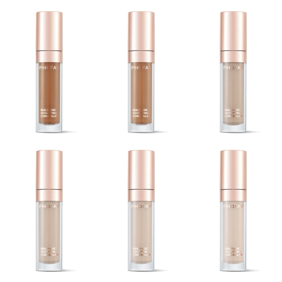 Full Coverage Liquid Concealer – Creamy Long-Wear Formula (6 Shades)