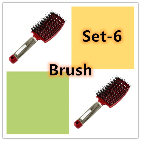 Detangling Hair Brush – Gentle Flexible Bristles for Wet & Dry Hair