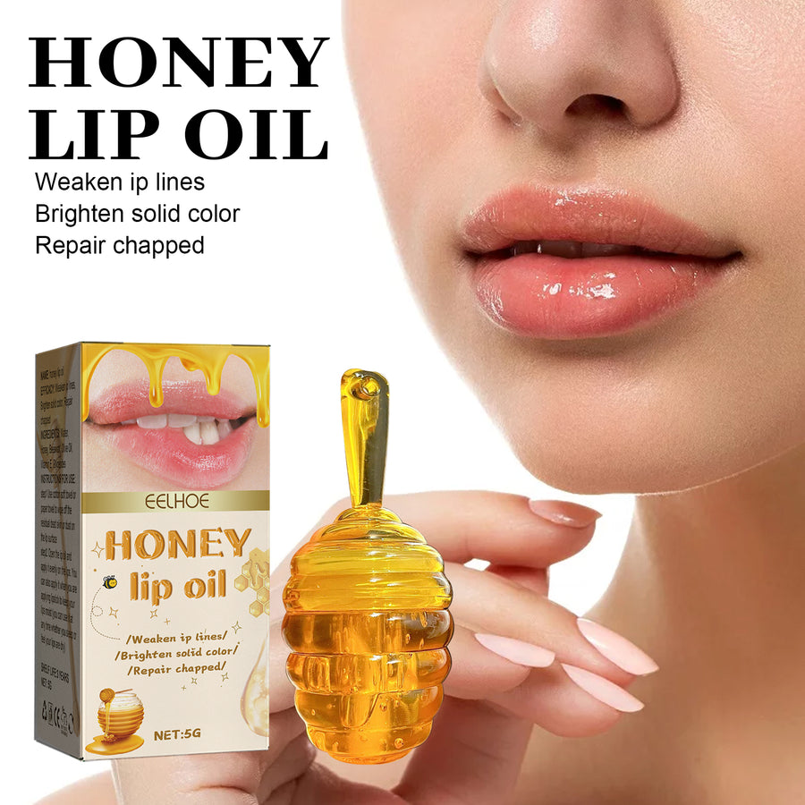 Honey Lip Oil – Nourishing Glossy Lip Care