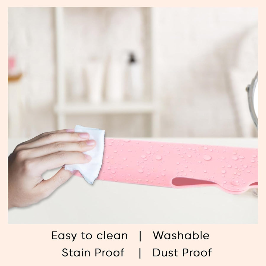 Silicone Travel Makeup Brush Holder – Soft Sponge & Brush Case