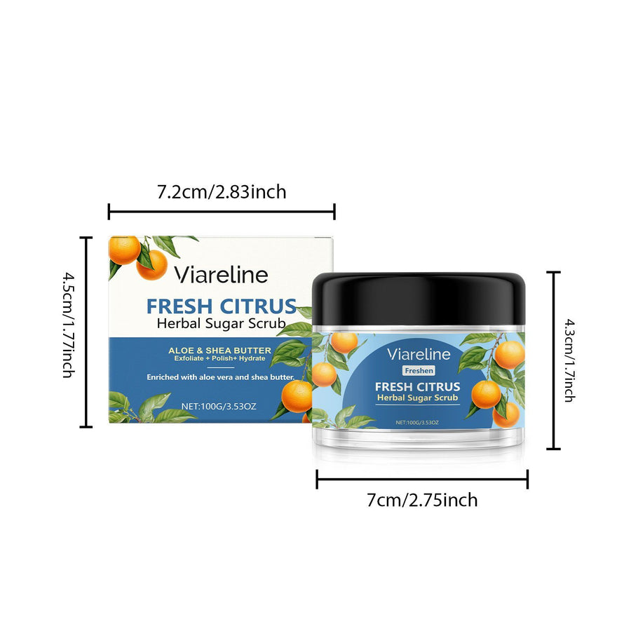 Citrus Body Scrub – Refreshing Exfoliator, 100 g