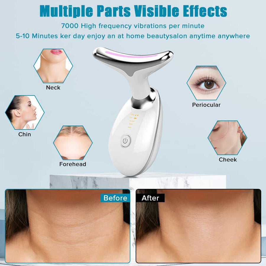 Face & Neck Sculpting Massager – Vibrating Skin Care Device