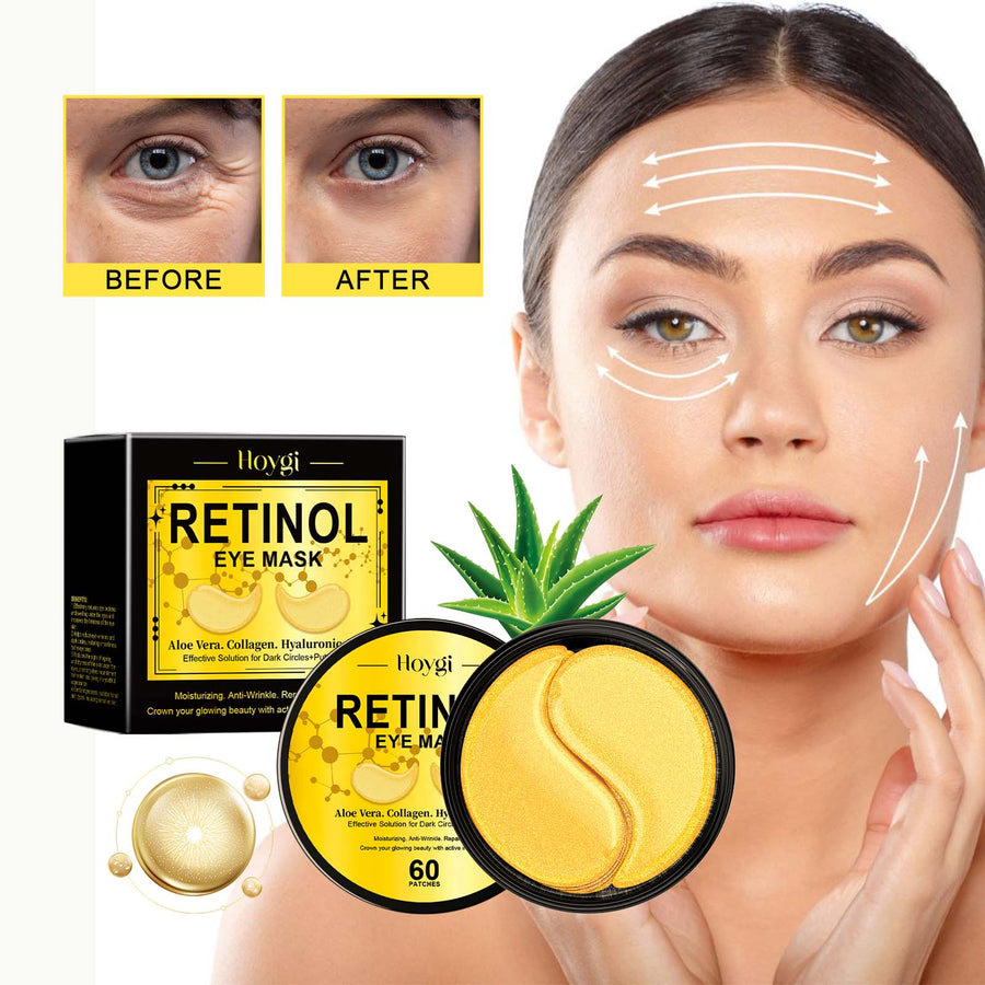 Retinol Collagen Eye Mask – Hydrating Patches, 60 Count